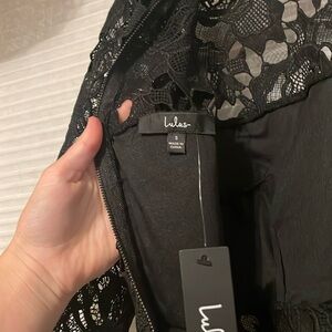 LULUS black lace dress